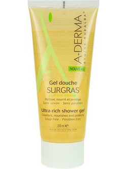 A-Derma Gel Douche Surgras Αφρόλουτρο σε Gel για Ξηρό Δέρμα 200ml