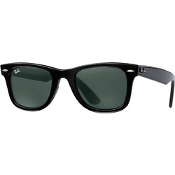 Ray-Ban RB4340 601/50 Ανδρικά Γυαλιά Ηλίου Τετράγωνα Κοκάλινα Μαύρα με Μαύρο Polarized Φακό