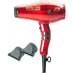 Parlux 385 Power Light Επαγγελματικό Πιστολάκι Μαλλιών Ionic 2150W Κόκκινο