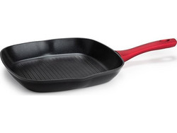 Izzy Cucina Rossa Gourmet Τηγάνι Ανοξείδωτο Αντικολλητικό 28cm