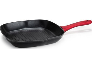 Izzy Cucina Rossa Gourmet Τηγάνι Ανοξείδωτο Αντικολλητικό 28cm