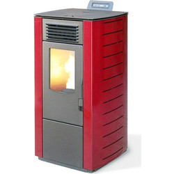 King Modello 98 Red Σόμπα Pellet Αερόθερμη 9kW