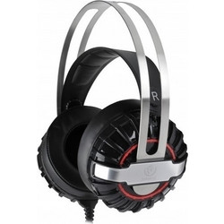 Rebeltec Typhoon Gaming Headset Over Ear Black Silver