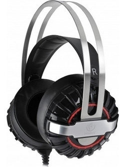 Rebeltec Typhoon Gaming Headset Over Ear Black Silver