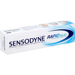 Sensodyne Rapid Relief Whitening Οδοντόκρεμα για Ευαίσθητα Δόντια 75ml
