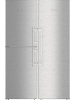 Liebherr SBSes 8483 Ψυγείο Ντουλάπα 396lt No Frost Υ185xΠ121xΒ66.5cm Inox