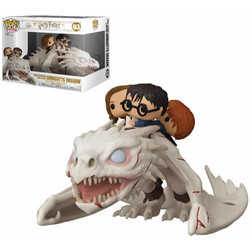 Funko Pop! Ride Harry Potter 93 Harry Hermione & Ron Riding Gringotts Dragon