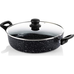 Westinghouse Black Marble Κατσαρόλα Ημιχύτρα Αλουμινίου Επίστρωση Πέτρας 28cm