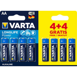 Varta Longlife Power AA 8τμχ