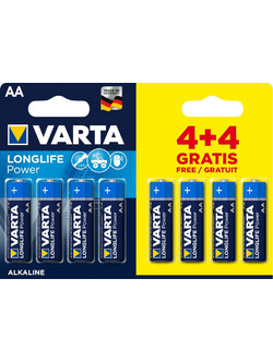 Varta Longlife Power AA 8τμχ