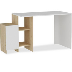 Pakoworld Kely Γραφείο Ξύλινο με Βιβλιοθήκη 113x55x74cm 120-000023