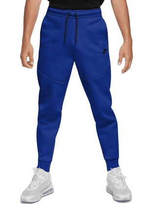 Nike Sportswear Ανδρικό Παντελόνι Φόρμας Fleece με Λάστιχο Royal Blue CU4495-480