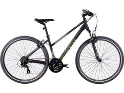 Peugeot T18-FS Ποδήλατο Trekking 28" Αλουμινίου με 24 Ταχύτητες Μαύρο