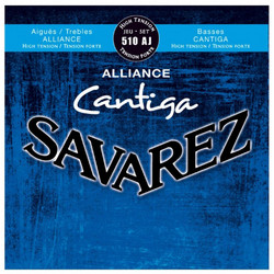 Savarez 510AJ Cantiga Σετ 6 Χορδές Κλασικής Κιθάρας Carbon Hard Tension