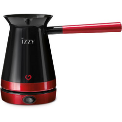 Izzy Milano CP-001 Ηλεκτρικό Μπρίκι 800W 250ml Μαύρο Κόκκινο