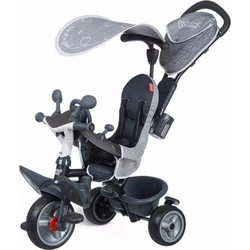Smoby Pico Baby Driver Plus Τρίκυκλο Ποδήλατο με Σκίαστρο & Χειρολαβή για 10+ Μηνών Γκρι