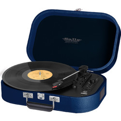 Trevi TT-1020 Πικάπ Βαλιτσάκι με Ηχεία Bluetooth & USB Blue