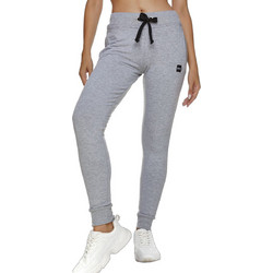 Bodymove Γυναικείο Παντελόνι Φόρμας Fleece με Λάστιχο Γκρι 1019