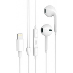 XO EP70 Handsfree Earbud Lightning White
