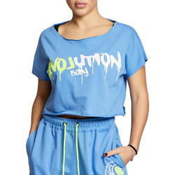 Evolution Body Γυναικείο Αθλητικό Crop Top Μπλε 2591