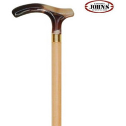 John's Μπαστούνι Μονόποδο Ξύλινο 94cm Μπεζ 15285