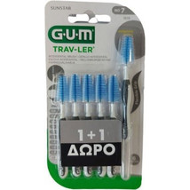 Gum 1619 Trav-ler Μεσοδόντια Βουρτσάκια 2.6mm Μαύρα 2x6τμχ