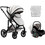 KikkaBoo Darling 2024 Καρότσι Μωρού 3 σε 1 Light Grey