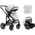 KikkaBoo Darling 2024 Καρότσι Μωρού 3 σε 1 Light Grey