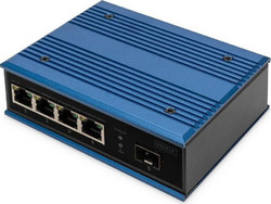 Digitus DN-651130 Unmanaged L2 Switch με 4 Θύρες Ethernet 100Mbps και 1 SFP θύρα
