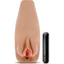 Blush M Elite Renata Pocket Pussy & Sleeve Αυνανιστήρι με Δόνηση Flesh 17.7cm