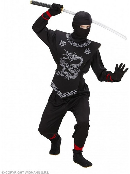 Παιδική Αποκριάτικη Στολή Black Ninja 7452