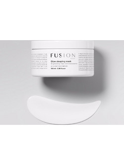 Fusion Meso Glow Sleeping Mask Κρεμώδης Μάσκα Προσώπου για Ενυδάτωση Λάμψη & Λεύκανση με Αλόη 100ml