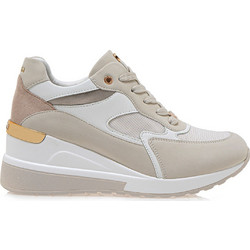 Seven Γυναικεία Sneakers Λευκά Μπεζ S119R431396Z