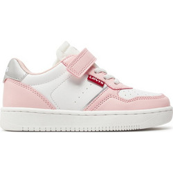 Levi's Παιδικά Sneakers Λευκά Ροζ VUNI0090S-0077