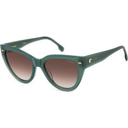Carrera CA3017S 1EDHA Γυναικεία Γυαλιά Ηλίου Οβάλ Κοκάλινα Μπλε με Καφέ Polarized Φακό