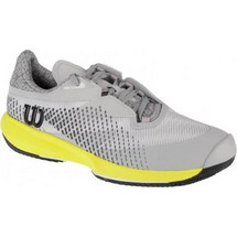 Wilson Kaos Swift 15 Clay Ανδρικά Αθλητικά Παπούτσια για Τένις Γκρι Κίτρινα WRS332820