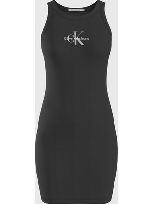 Calvin Klein Mini Καλοκαιρινό Καθημερινό Φόρεμα Μαύρο J20J223069-BEH