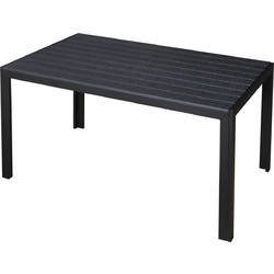 Bormann BSP1156 Ορθογώνιο Τραπέζι Κήπου Ξύλινο Γκρι 150x90x72cm 066392
