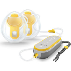 Medela Freestyle Hands-free Διπλό Ηλεκτρικό Θήλαστρο Μπαταρίας Χωρίς BPA 240ml