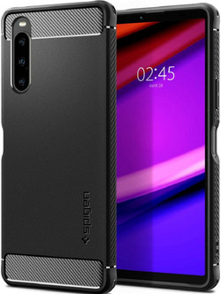 Spigen Rugged Armor Back Cover Matte Black (Sony Xperia 10 V)