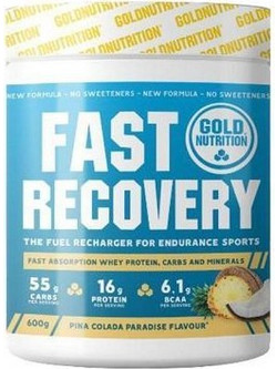 Gold Nutrition Fast Recovery Pina Colada Πρωτεΐνη Ορού Γάλακτος Όγκου 600gr
