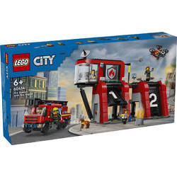 Lego City Fire Station with Fire Truck για 6+ Ετών 60414