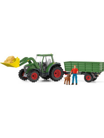 Schleich Farm World Tractor with Trailer 42608