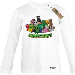 Takeposition Minecraft Gaming Heroes Παιδικό T-Shirt Μακρυμάνικο Λευκό 814-4770-01