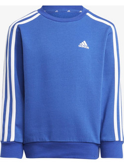 Adidas 3-Stripes Παιδικό Φούτερ Μπλε IJ6352