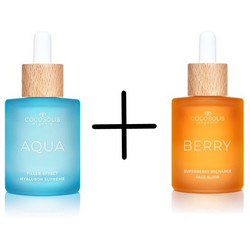 Cocosolis Aqua Filler-Effect Hyaluron Supreme 50ml + Berry Superberry Recharge Face Elixir 50ml