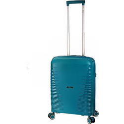 Rain RB8018 Βαλίτσα Καμπίνας 55x40x20cm με 4 Ρόδες Πετρόλ