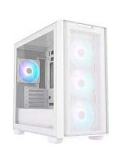 Asus A21 Plus White Gaming Midi Tower Κουτί Υπολογιστή με Πλαϊνό Παράθυρο