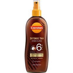 Carroten Intense Tan Αδιάβροχο Λάδι Μαυρίσματος Σώματος SPF6 200ml