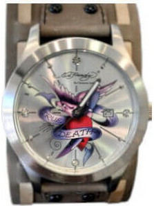 Ed Hardy Ανδρικό Ρολόι με Καφέ Μεταλλικό Μπρασελέ GL-ID